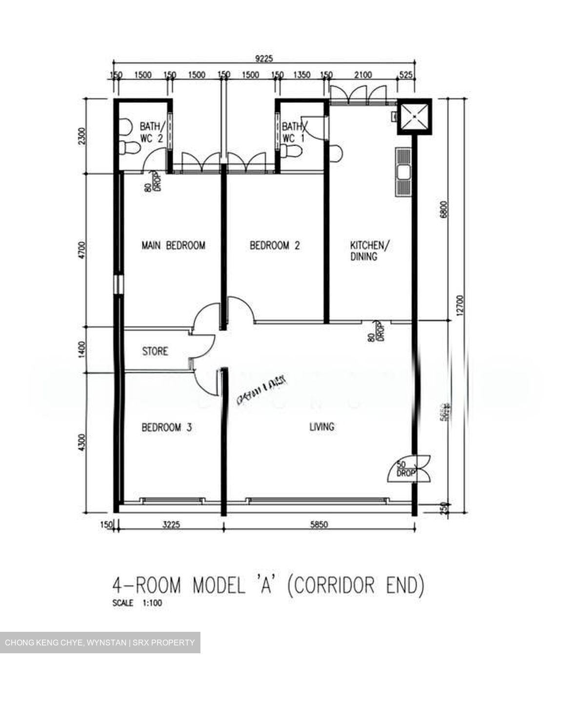 Blk 837 Tampines Palmwalk (Tampines), HDB 4 Rooms #575812031
